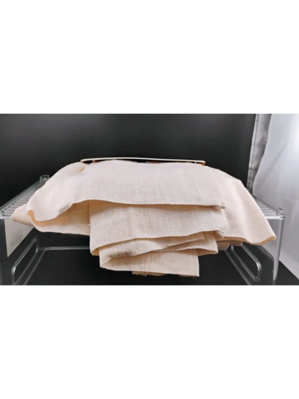 Light Filtering Natural Linen Curtain Panel 95
